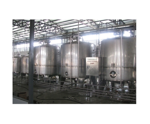 Linha automática de produção de sidra de frutas de 3000L/H com consumo