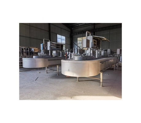 Máquina avançada de fabricação de barras de sorvete de chocolate de 8000 kg para produção de gelados