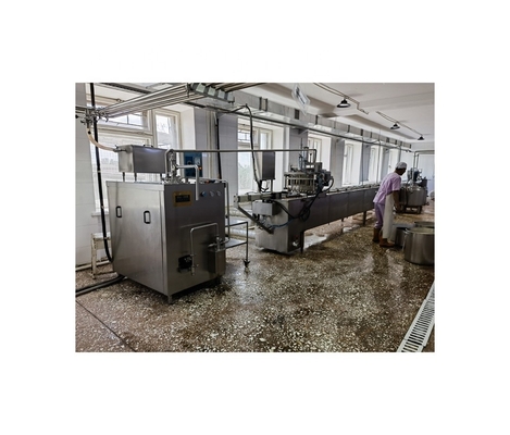 Projeto chave na mão de 8000 KG Ice Lolly Processing Plant com máquinas de última geração