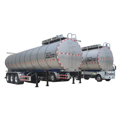 Tanque de transporte de leite de aço inoxidável de 3000L para equipamento de transporte de produtos lácteos