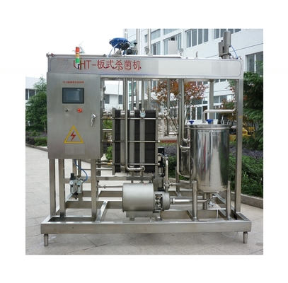 Dependência da capacidade da máquina Placa de pasteurização contínua para a indústria alimentar