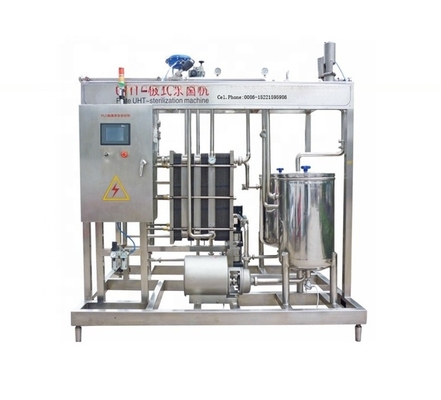 Pasteurizador para sumo de leite a uma pressão de vapor de 0,5-0,6 MPa