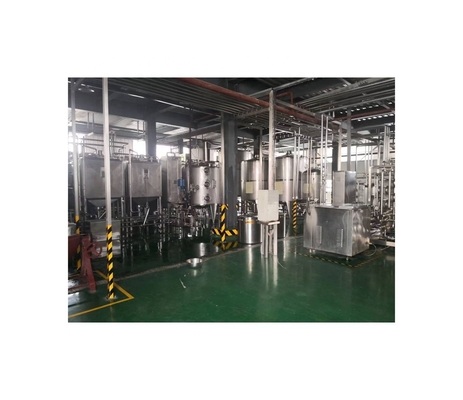 Instalação de produção de leite fresco 1000L/H Linha de processamento de leite de coco com tensão personalizada