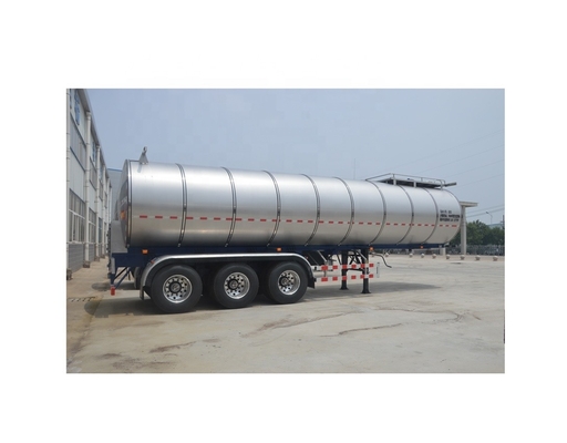 Tanque cilíndrico de transporte de leite de longa distância de SUS304/316L com capacidade de 10000L