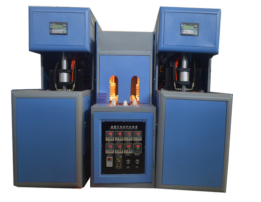Máquina de moldagem por sopro de garrafas de PET de 6L semiautomática de 1250 kg para a indústria de embalagens de água
