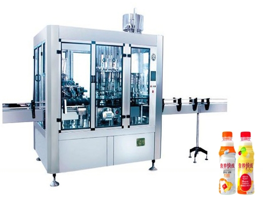 Máquina de embalagem de garrafas de iogurte de beber 5000B/H totalmente automática
