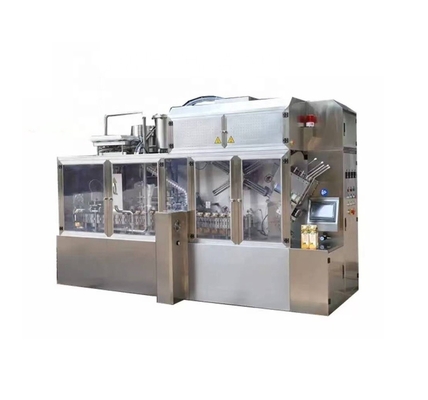 Máquina de preenchimento de cartão de cabeçalho asséptico para preenchimento de material