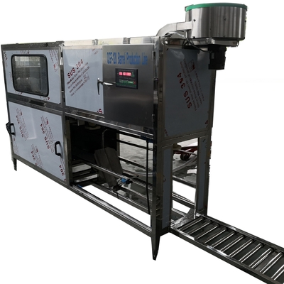 2950X800X1600MM Lojas de alimentos e bebidas 5 galões tambor enxaguante máquina de enchimento e tampa