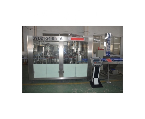 Máquina de Enchimento de Água Mineral 24-24-8 a Acionamento Eléctrico Ideal para garrafas de tipo embalagem