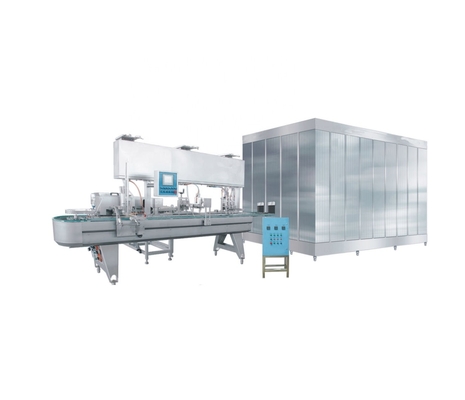Linha de produção de sorvetes de bebidas alimentares com bastão totalmente automática 3000-15000 Pcs/Hr