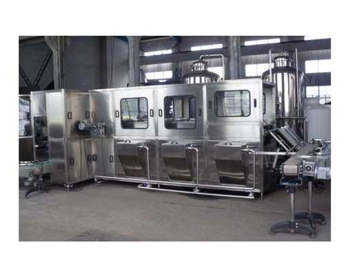 Linha de produção de água mineral de 5 galões totalmente automatizada para fábrica avançada