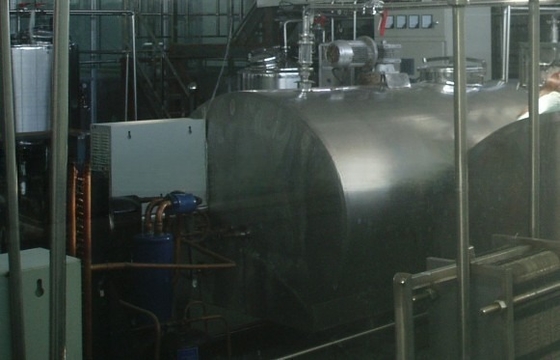 Tanque de refrigeração de leite de capacidade de 4000-5000L Equipado com compressor Copeland