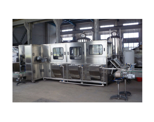 Linha de produção de enchimento de garrafas de água de 19 litros totalmente automática para indústria de bebidas