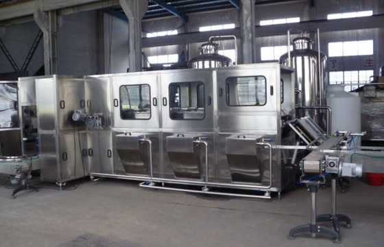Linha de produção de enchimento de garrafas de água de 19 litros totalmente automática para indústria de bebidas