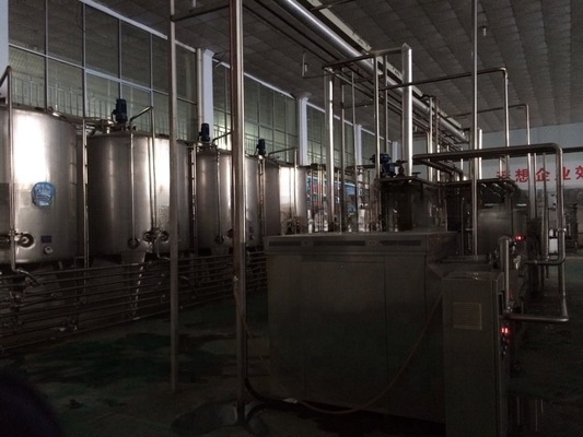 Equipamento avançado de processamento de leite para produtos lácteos Produto final 3 Iogurte tipo mexido