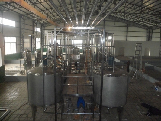 Equipamento avançado de processamento de leite para produtos lácteos Produto final 3 Iogurte tipo mexido