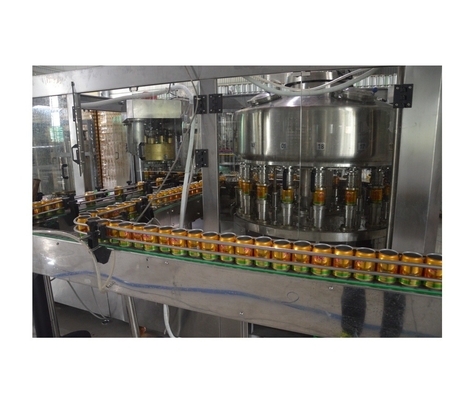 Máquina de enchimento de latas metálicas para linha de embalagem completa de latas