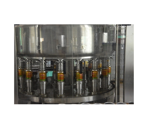 Máquina de enchimento de latas metálicas para linha de embalagem completa de latas
