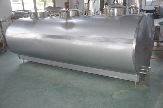 Tanque de transporte de leite de 800 kg para processamento de leite
