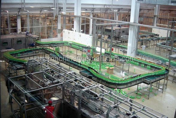 Instalação de produção de água mineral totalmente automática para otimização da produção de bebidas