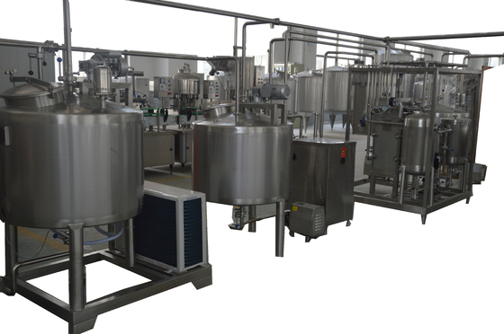 2000-60000kg Instalação de produção de iogurte mexido totalmente automática para a indústria láctea