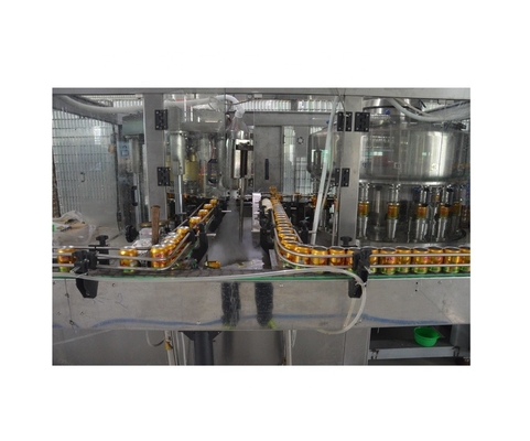 Linha de enchimento de suco carbonatado 6000BPH a motor elétrico para fabricação de bebidas enlatadas