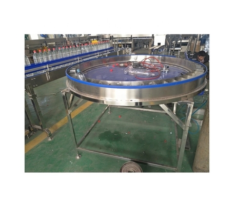 Desembaraçador de garrafas de água mineral a motor elétrico para sistema de embalagem de garrafas de 3000 b/h