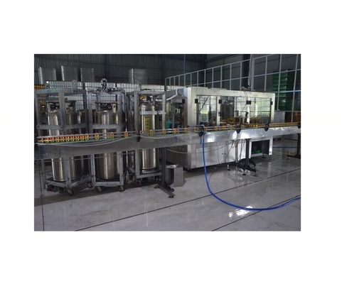 Linha de produção de bebidas carbonatadas de 40m*20m*5m Linha de enchimento de latas de alumínio