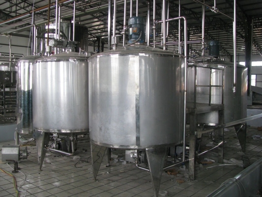 Linha de produção de leite de aço inoxidável 2200*1350*1150mm para proteínas de soja e leite de malte