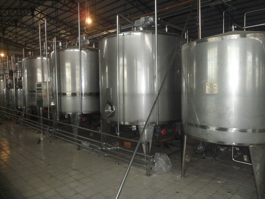 Linha de produção de leite de aço inoxidável 2200*1350*1150mm para proteínas de soja e leite de malte