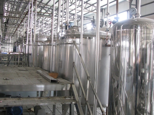 Linha de produção de leite de aço inoxidável 2200*1350*1150mm para proteínas de soja e leite de malte