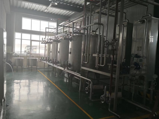 Máquina de enchimento de iogurte completa de 500L-10000L de capacidade para produção em larga escala