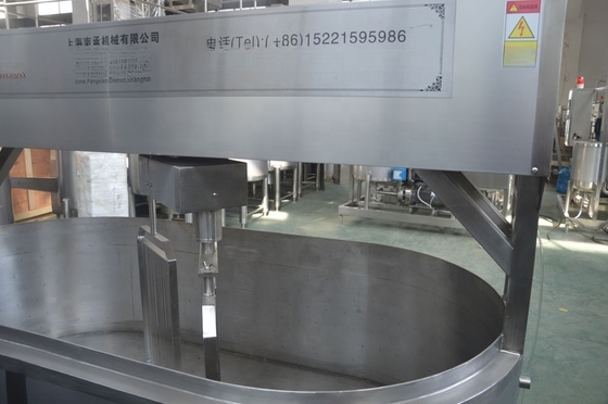 Instalação de processamento de queijo de tensão 220V/380V com requisitos do cliente