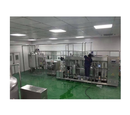 Instalação de processamento de leite UHT de 60 kW de aço inoxidável 304/316 para produção de alta capacidade