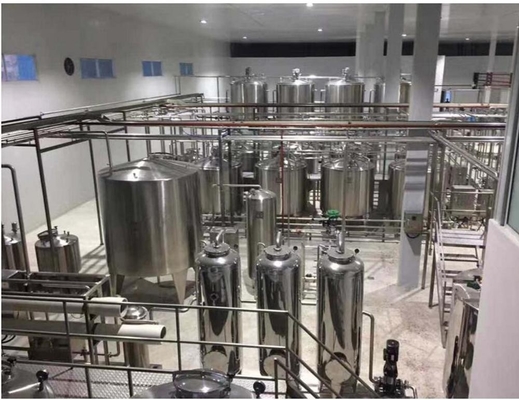Instalação de processamento de leite UHT de 60 kW de aço inoxidável 304/316 para produção de alta capacidade