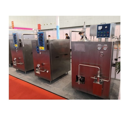 Temperatura de entrada de mistura gelato Batch Freezer Máquina de sorvete contínua italiana com longa