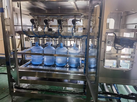 Linha de engarrafamento de água mineral de 20 litros com pressão normal