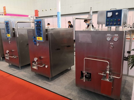 Temperatura de entrada de mistura gelato Batch Freezer Máquina de sorvete contínua italiana com longa