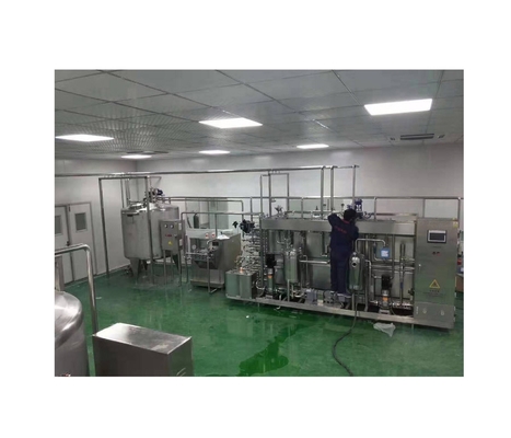Instalação de processamento de leite pasteurizado chave na mão com tensão personalizada e design variável