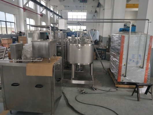 Temperatura de entrada de mistura gelato Batch Freezer Máquina de sorvete contínua italiana com longa