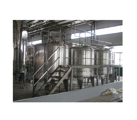 Instalação de processamento de leite pasteurizado chave na mão com tensão personalizada e design variável