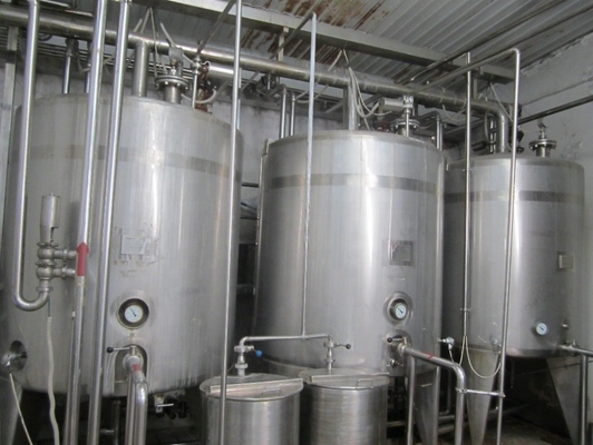 Instalação de processamento de leite pasteurizado chave na mão com tensão personalizada e design variável