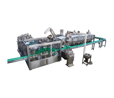 Instalação de engarrafamento de água espumante 6000b/h totalmente automática para produção rápida e fácil