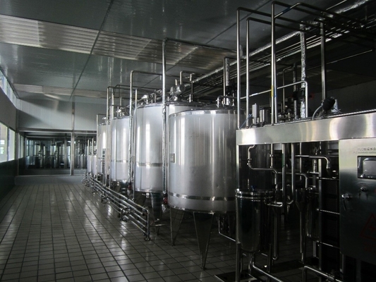 Linha automática de produção de sidra de frutas de 3000L/H com consumo