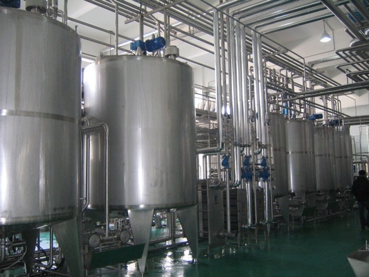 Linha automática de produção de sidra de frutas de 3000L/H com consumo