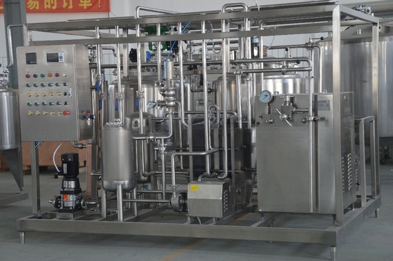 Linha de produção de sorvete em pequena escala de 300L/H para fazendas sem igual e desempenho