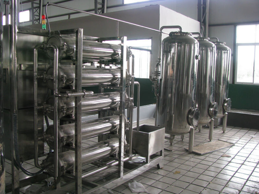 1250 kg de aço inoxidável 304 Sistema de tratamento de águas RO de grande escala 5000L/H