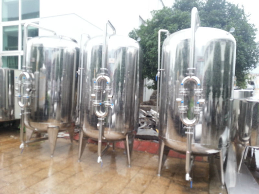 1250 kg de aço inoxidável 304 Sistema de tratamento de águas RO de grande escala 5000L/H