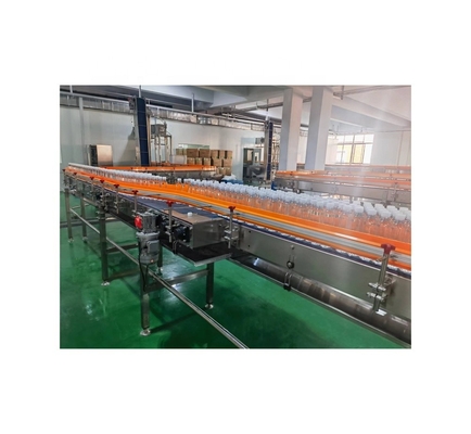 Linha de embalagem de bebidas de água mineral em garrafas de vidro para venda a granel de bebidas