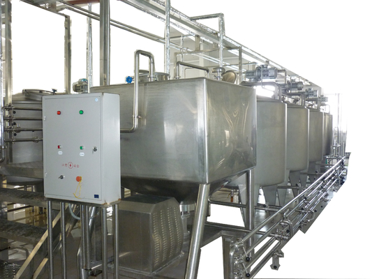 Instalação de transformação de laticínios de aço inoxidável de 3000L/h para leite, iogurte, queijo, manteiga e sorvete